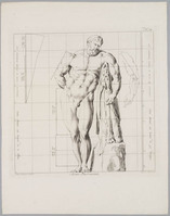 KG 07208
<br/>
Teekenboek der Proportien..: N.IX
<br/>
<em>Punt, Jan (1711-1779)</em>